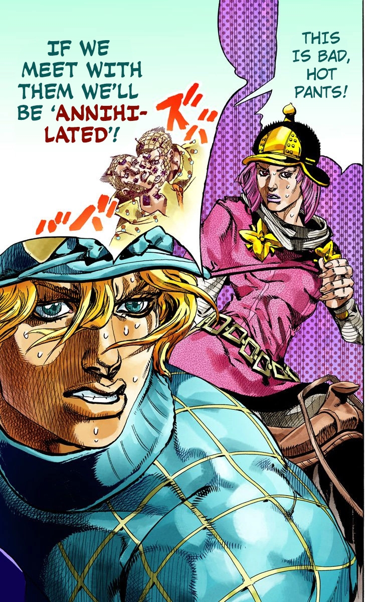 JoJo's Bizarre Adventure Steel Ball Run Colored Manga