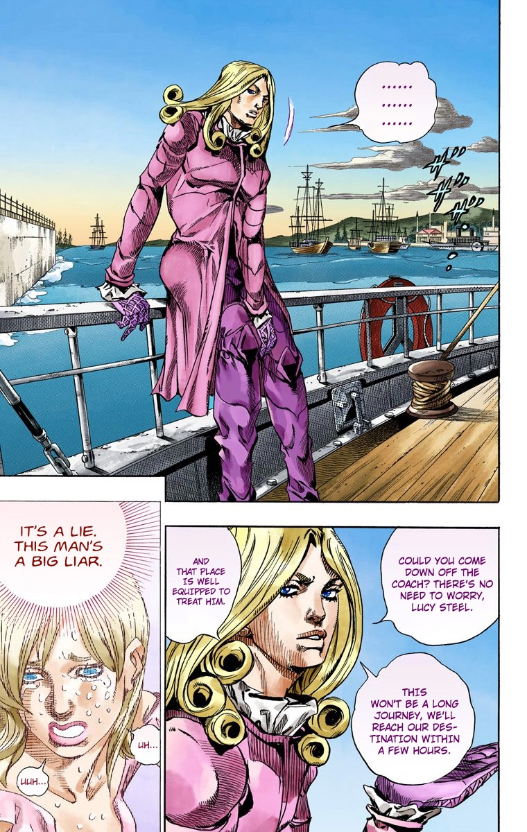 JoJo's Bizarre Adventure Steel Ball Run Colored Manga