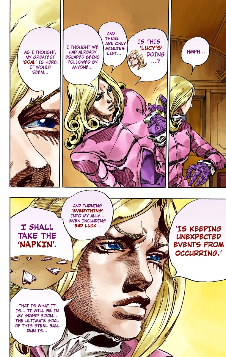 JoJo's Bizarre Adventure Steel Ball Run Colored Manga