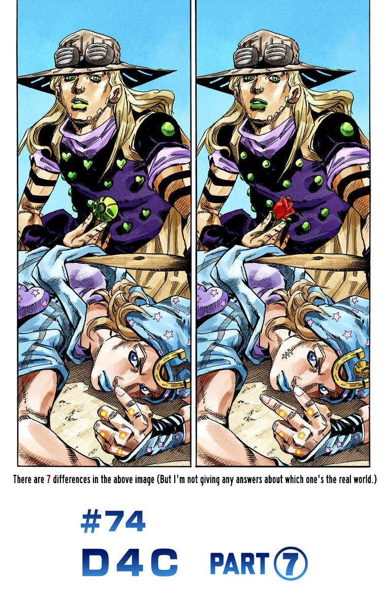 JoJo's Bizarre Adventure Steel Ball Run Colored Manga