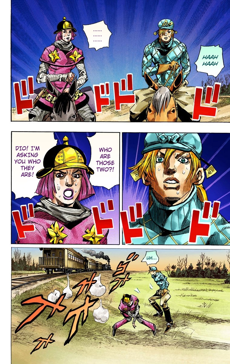 JoJo's Bizarre Adventure Steel Ball Run Colored Manga