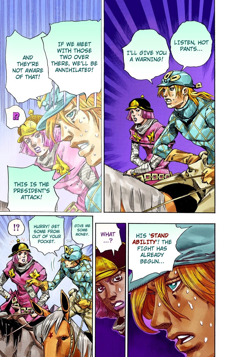 JoJo's Bizarre Adventure Steel Ball Run Colored Manga
