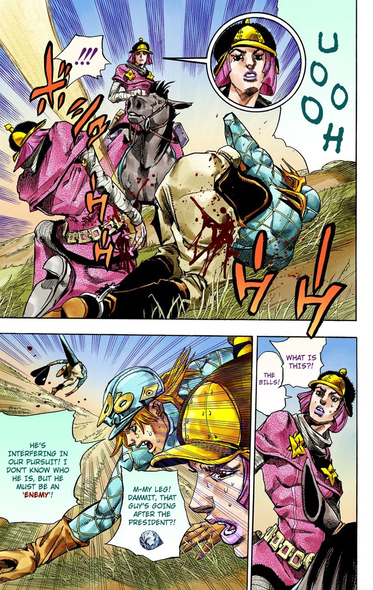 JoJo's Bizarre Adventure Steel Ball Run Colored Manga