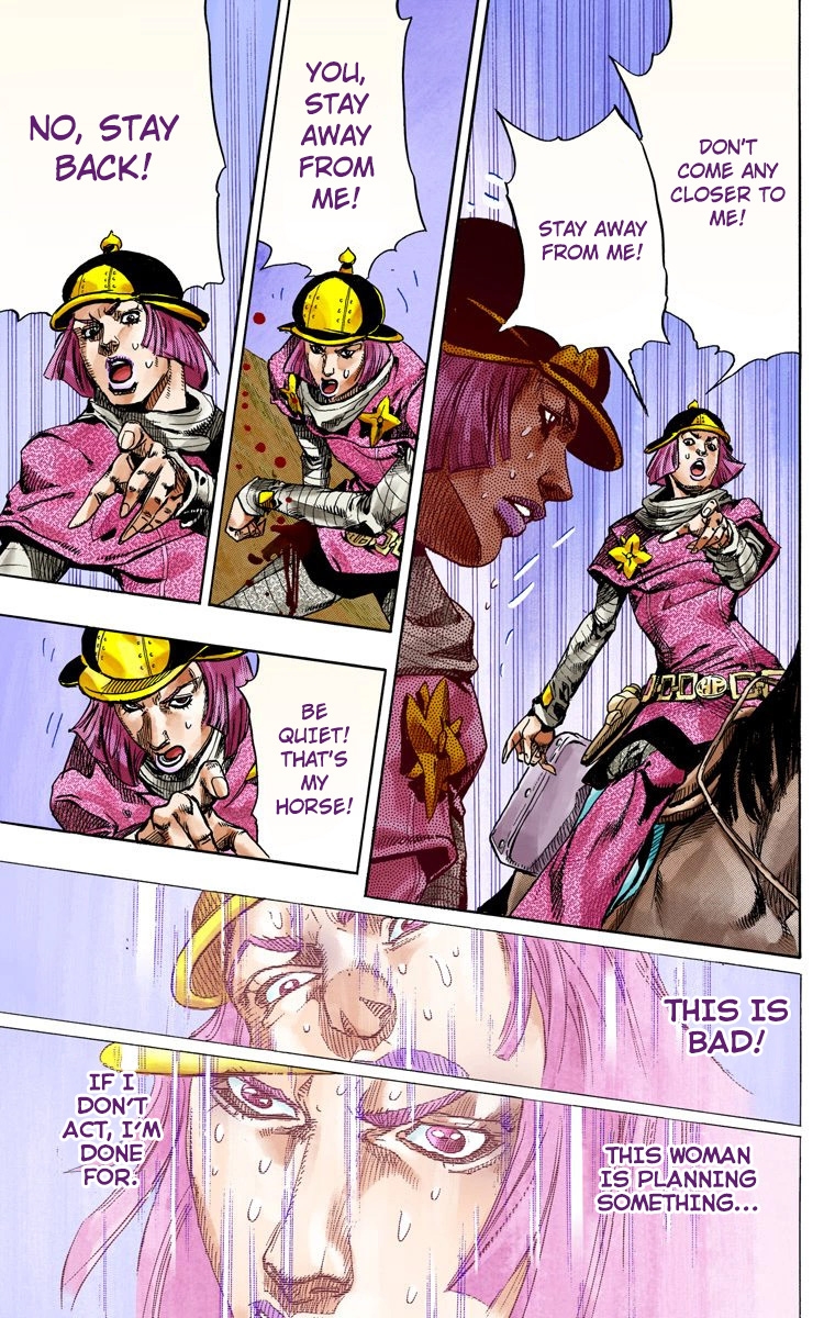 JoJo's Bizarre Adventure Steel Ball Run Colored Manga