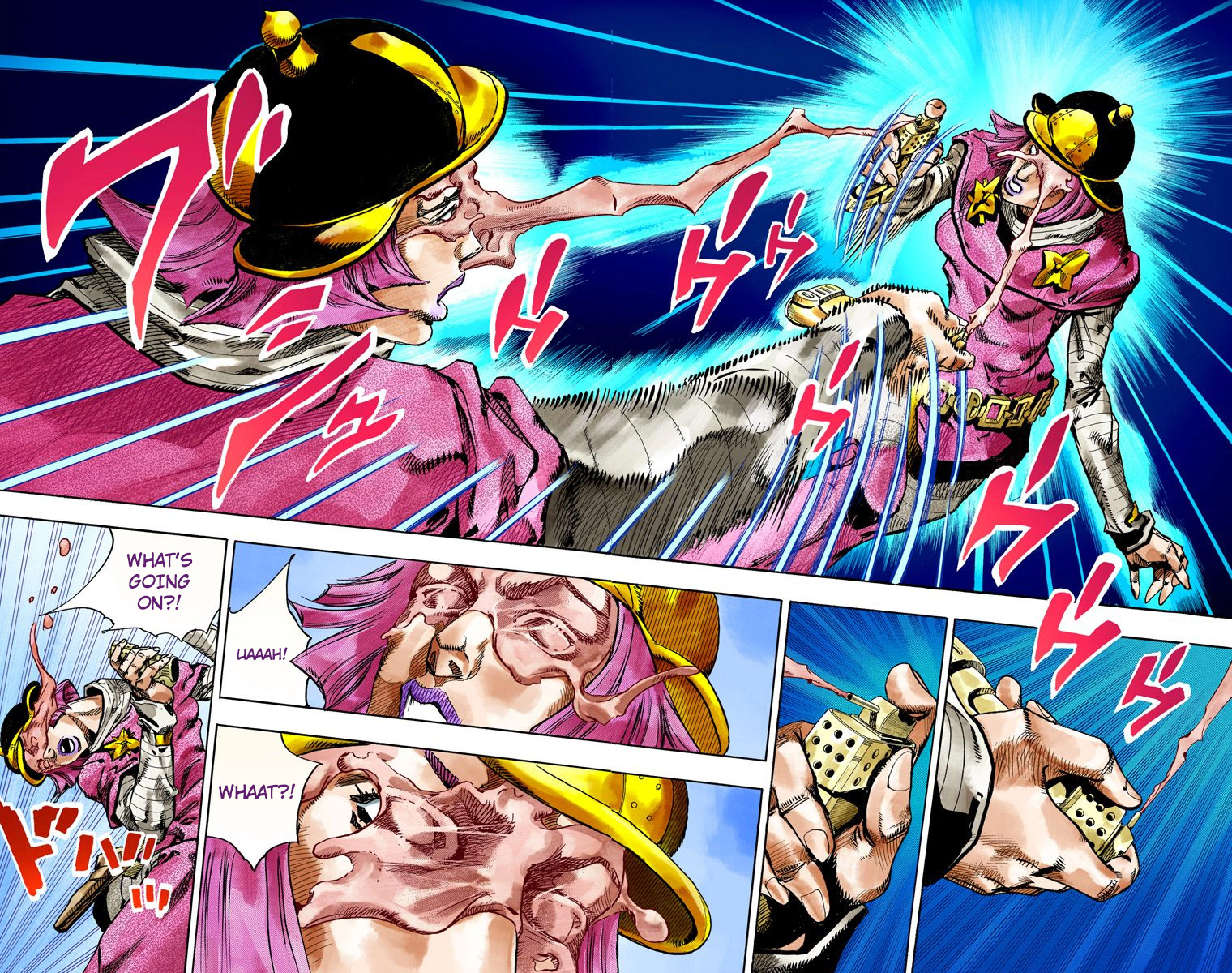 JoJo's Bizarre Adventure Steel Ball Run Colored Manga