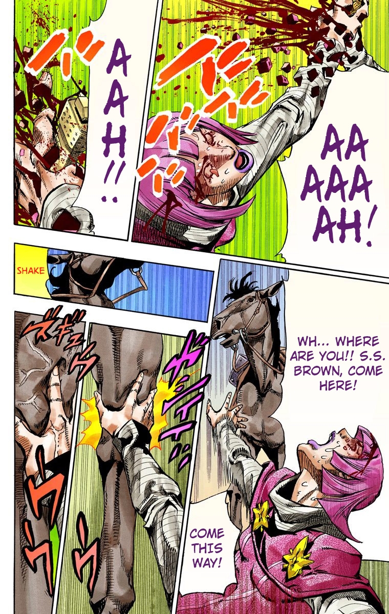 JoJo's Bizarre Adventure Steel Ball Run Colored Manga