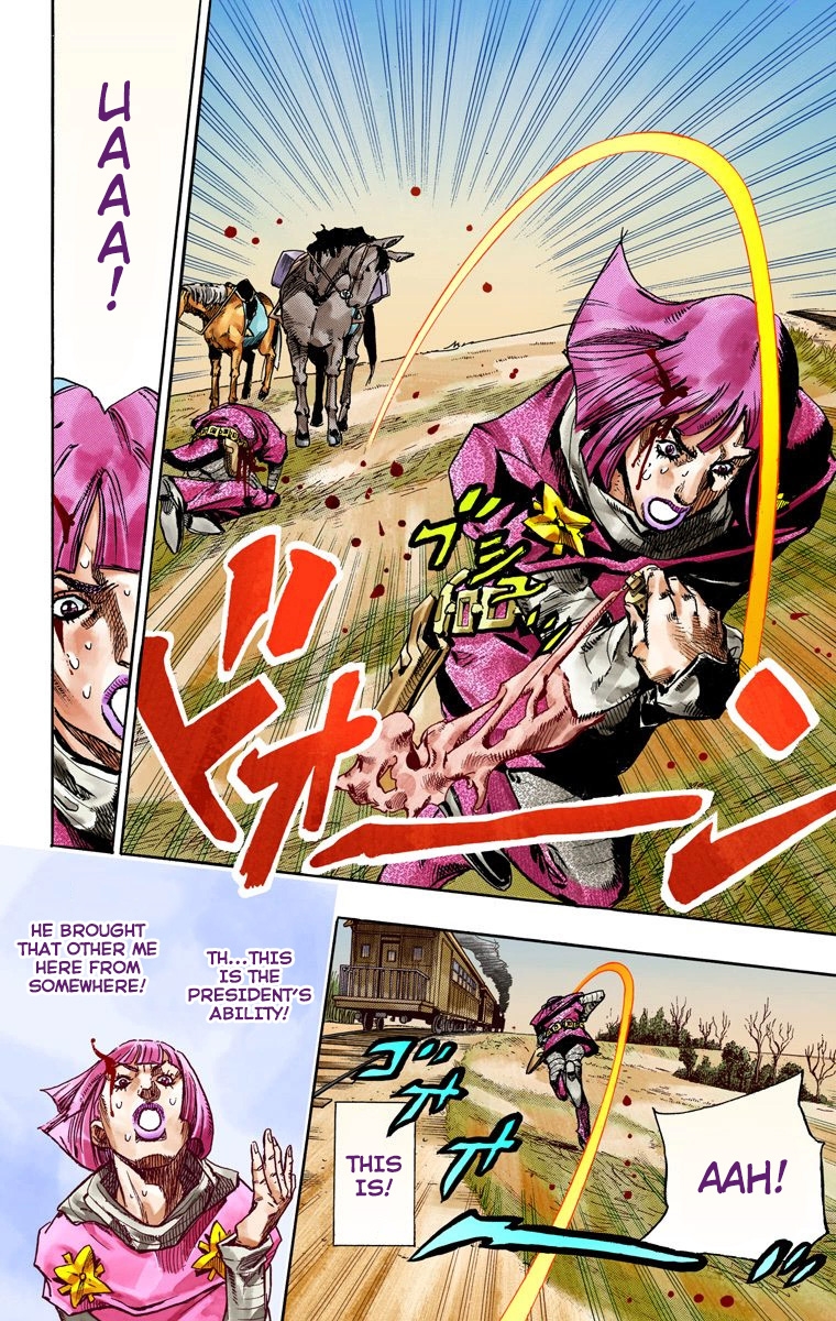 JoJo's Bizarre Adventure Steel Ball Run Colored Manga
