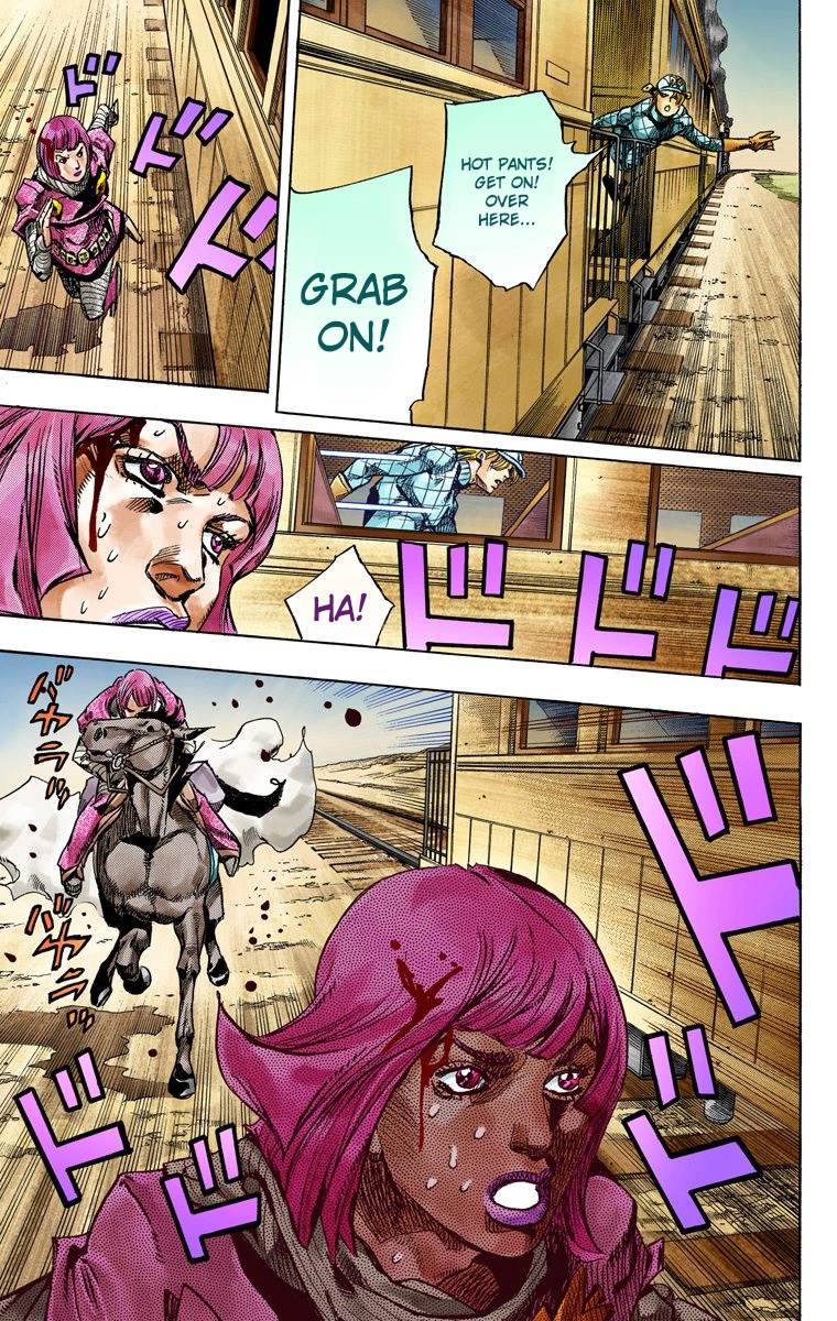 JoJo's Bizarre Adventure Steel Ball Run Colored Manga