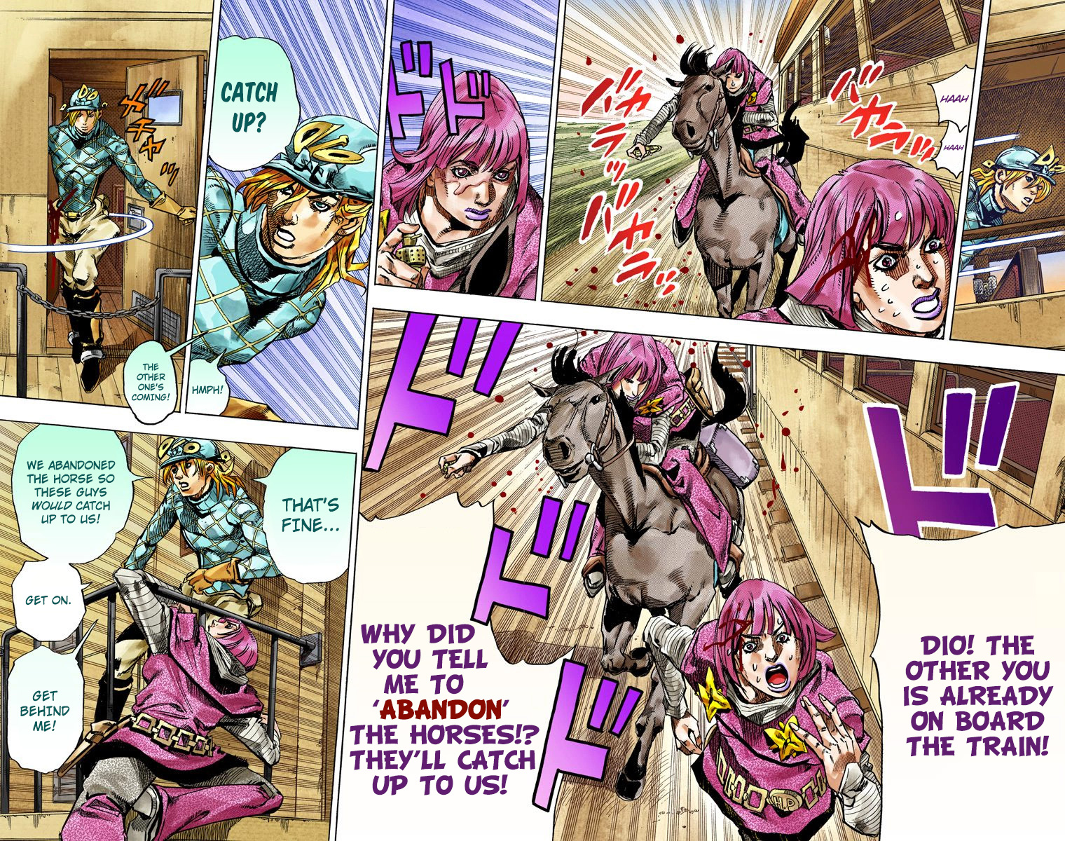 JoJo's Bizarre Adventure Steel Ball Run Colored Manga