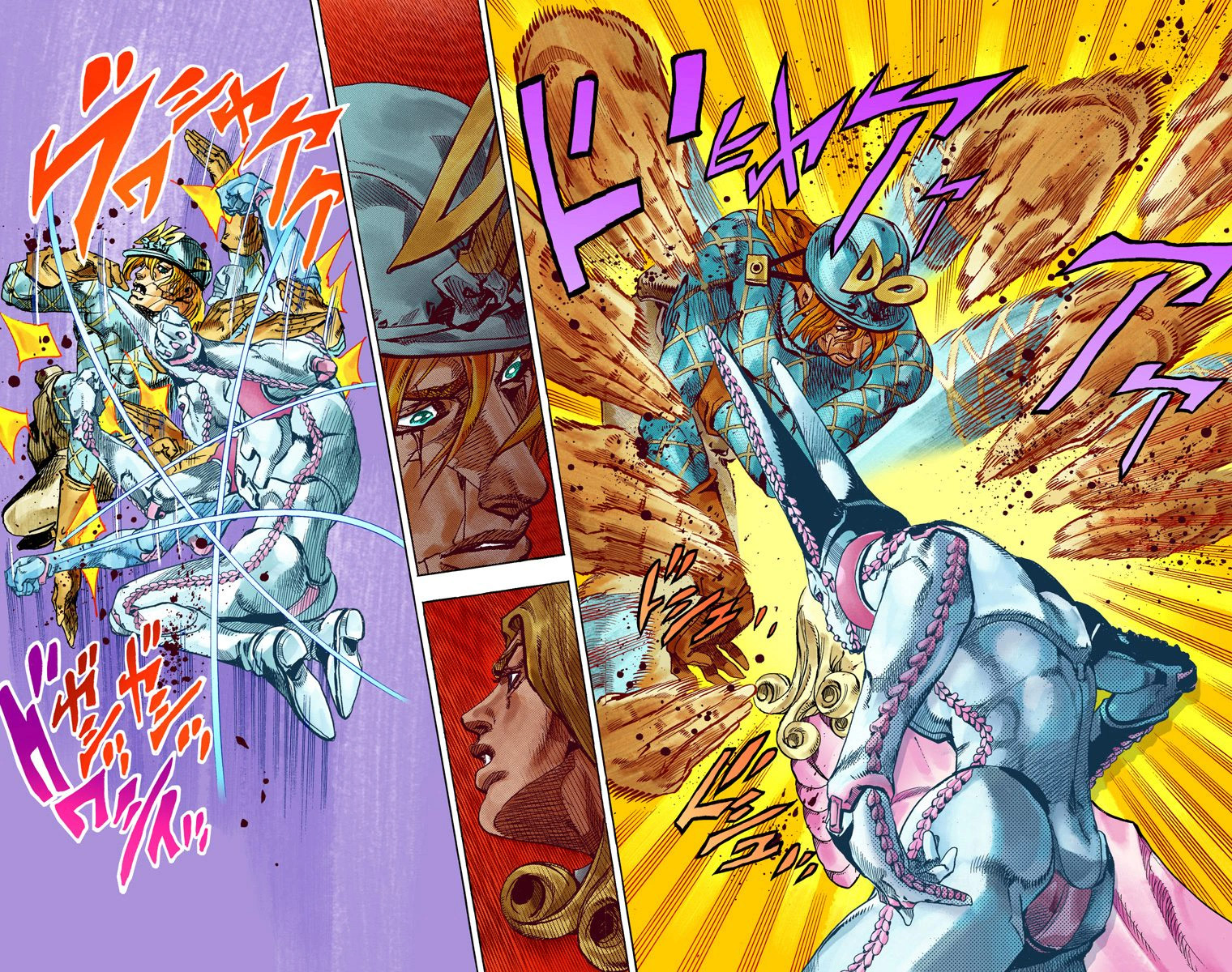 JoJo's Bizarre Adventure Steel Ball Run Colored Manga