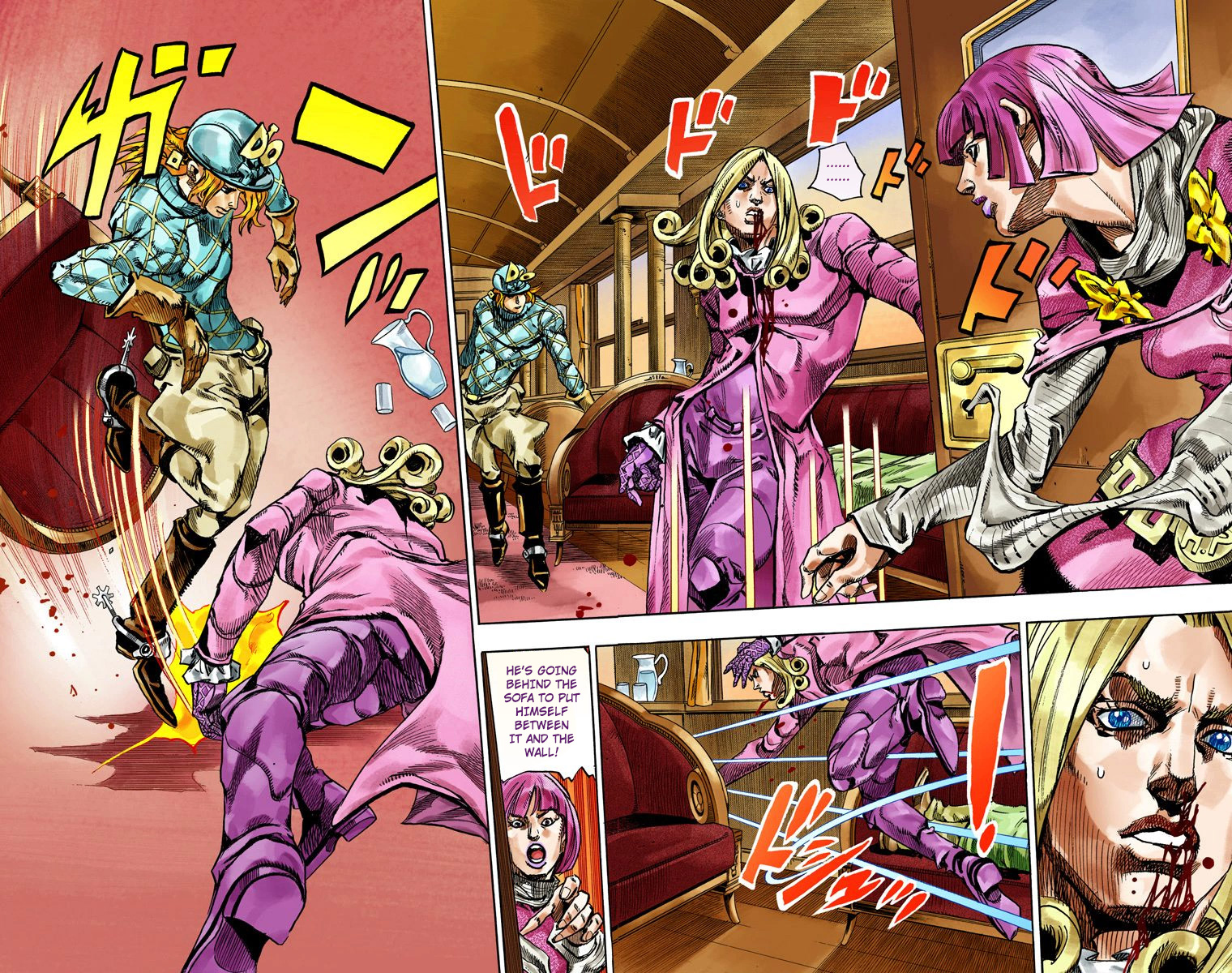 JoJo's Bizarre Adventure Steel Ball Run Colored Manga