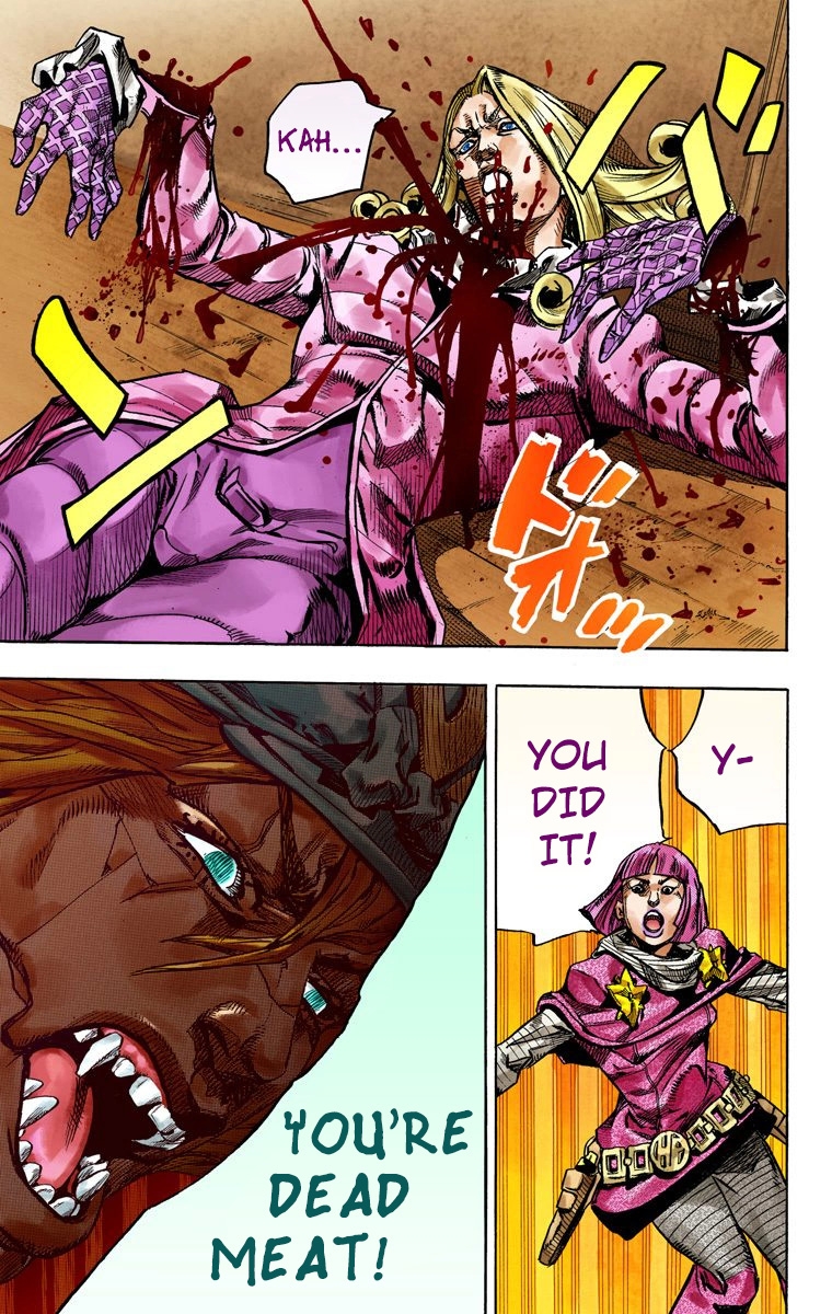 JoJo's Bizarre Adventure Steel Ball Run Colored Manga