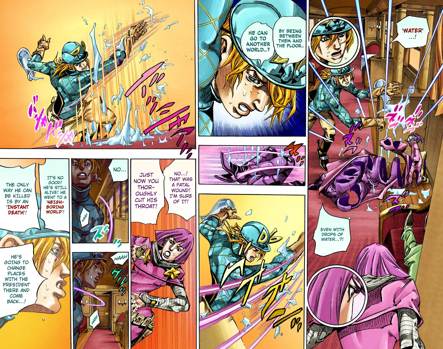 JoJo's Bizarre Adventure Steel Ball Run Colored Manga