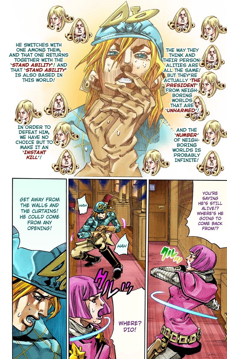 JoJo's Bizarre Adventure Steel Ball Run Colored Manga