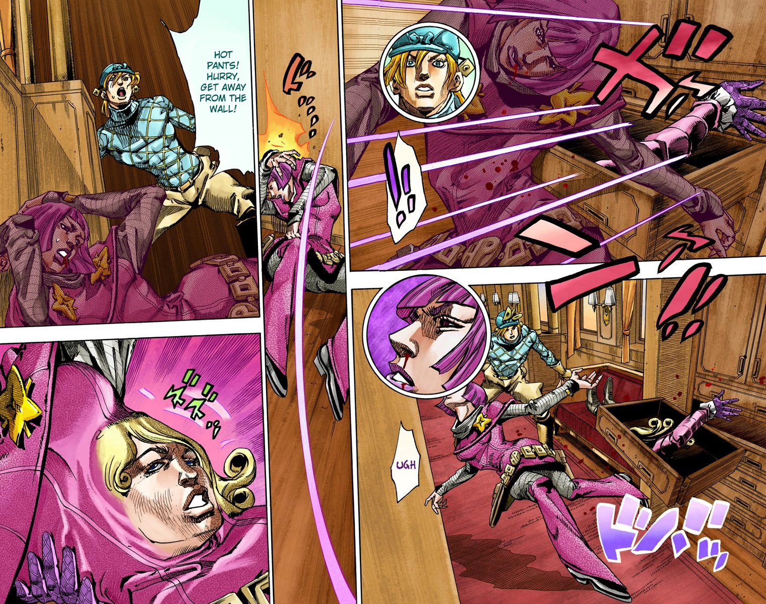 JoJo's Bizarre Adventure Steel Ball Run Colored Manga