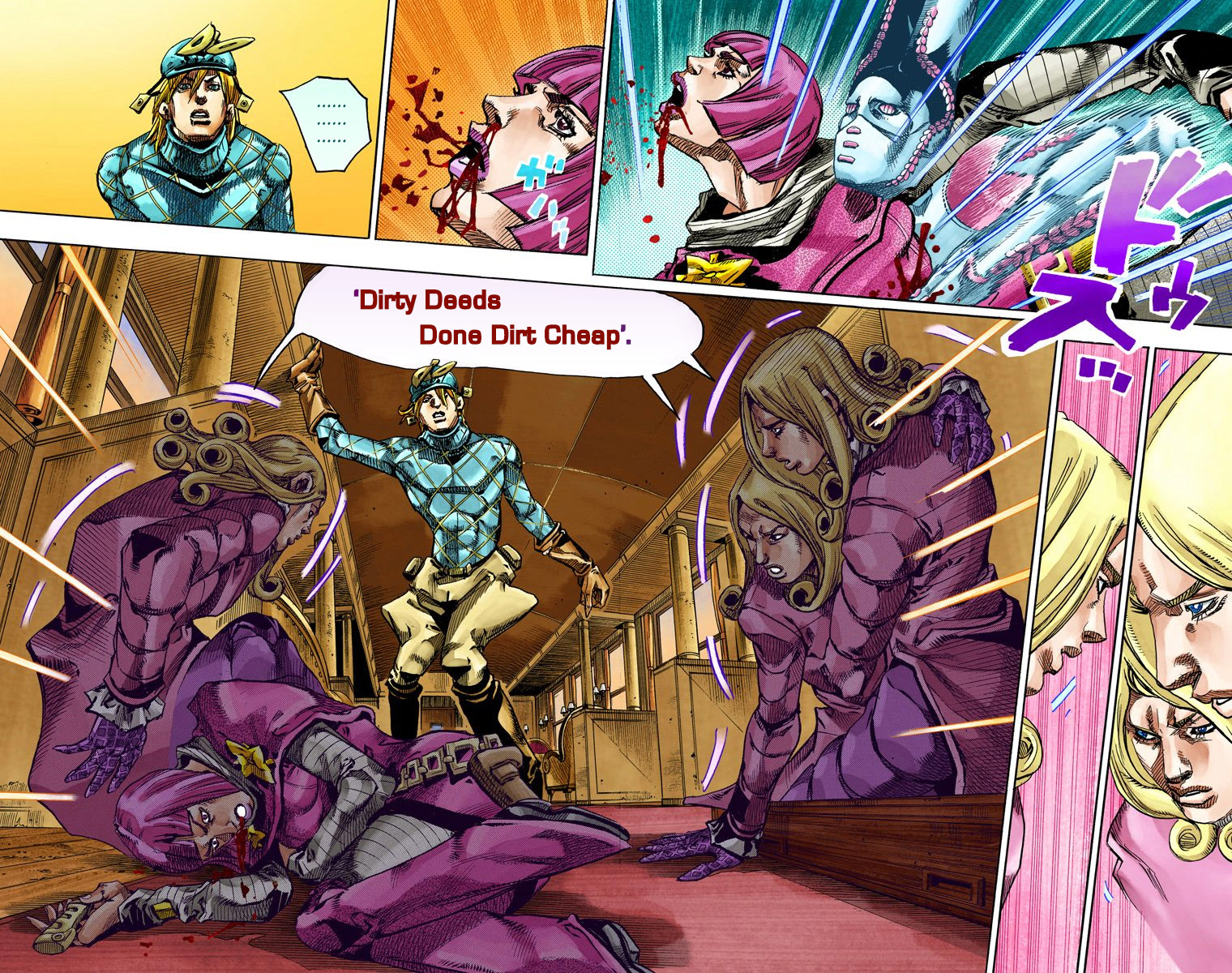 JoJo's Bizarre Adventure Steel Ball Run Colored Manga