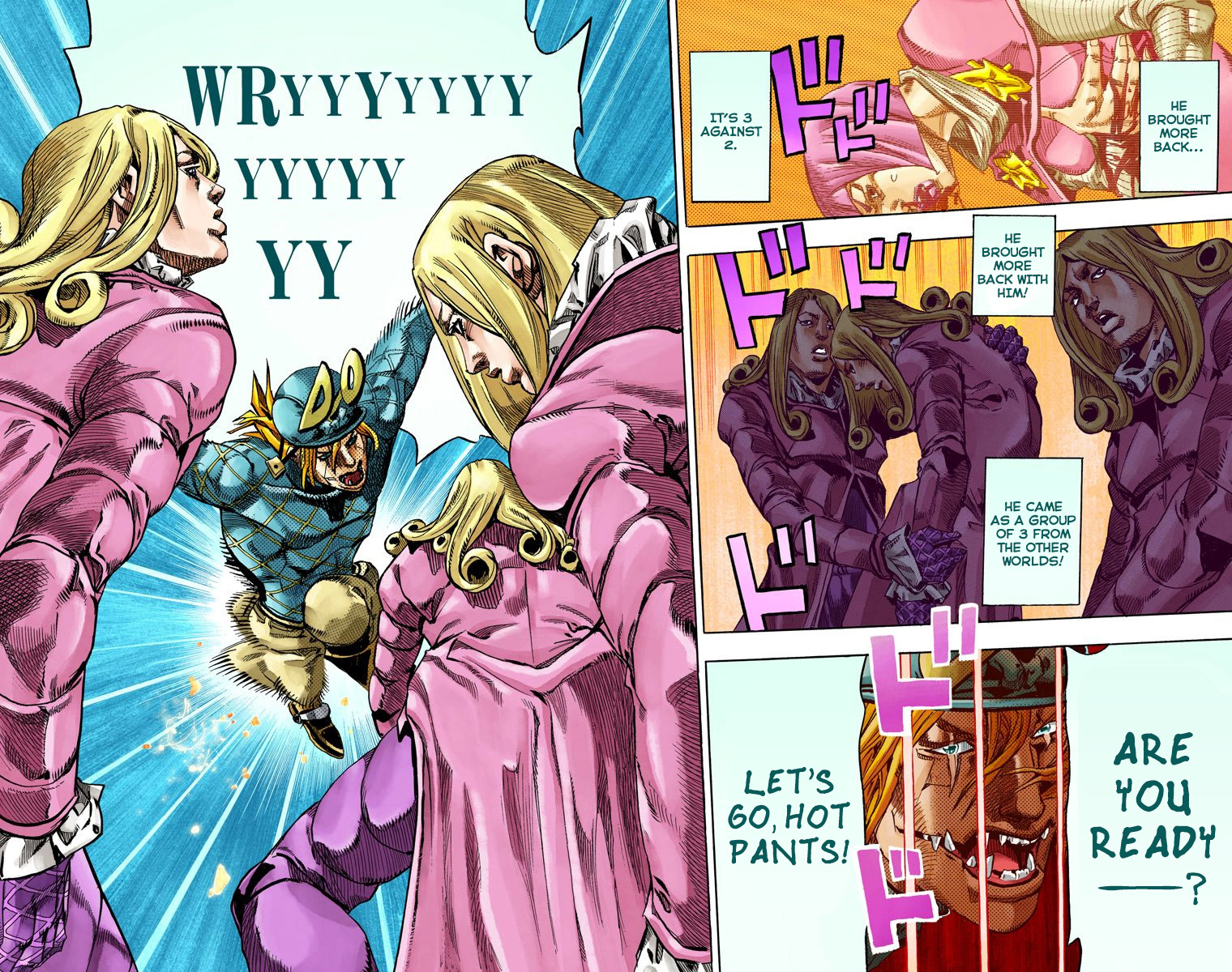 JoJo's Bizarre Adventure Steel Ball Run Colored Manga