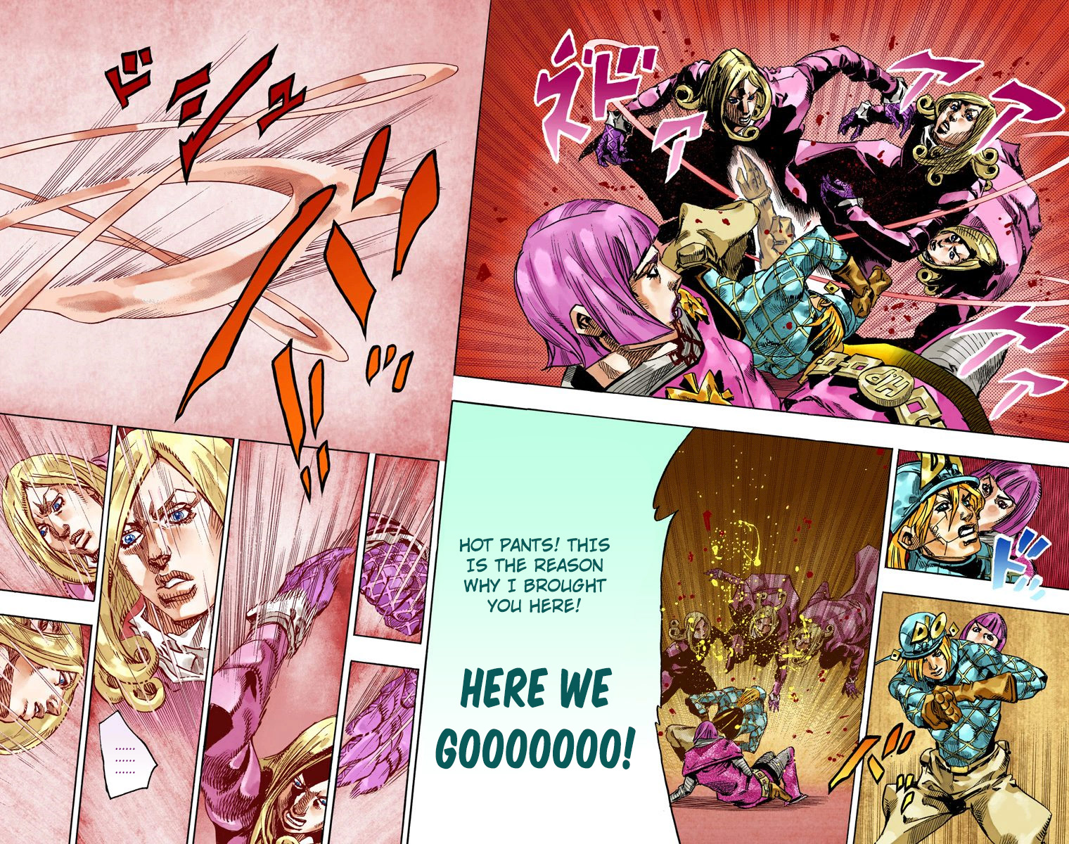 JoJo's Bizarre Adventure Steel Ball Run Colored Manga