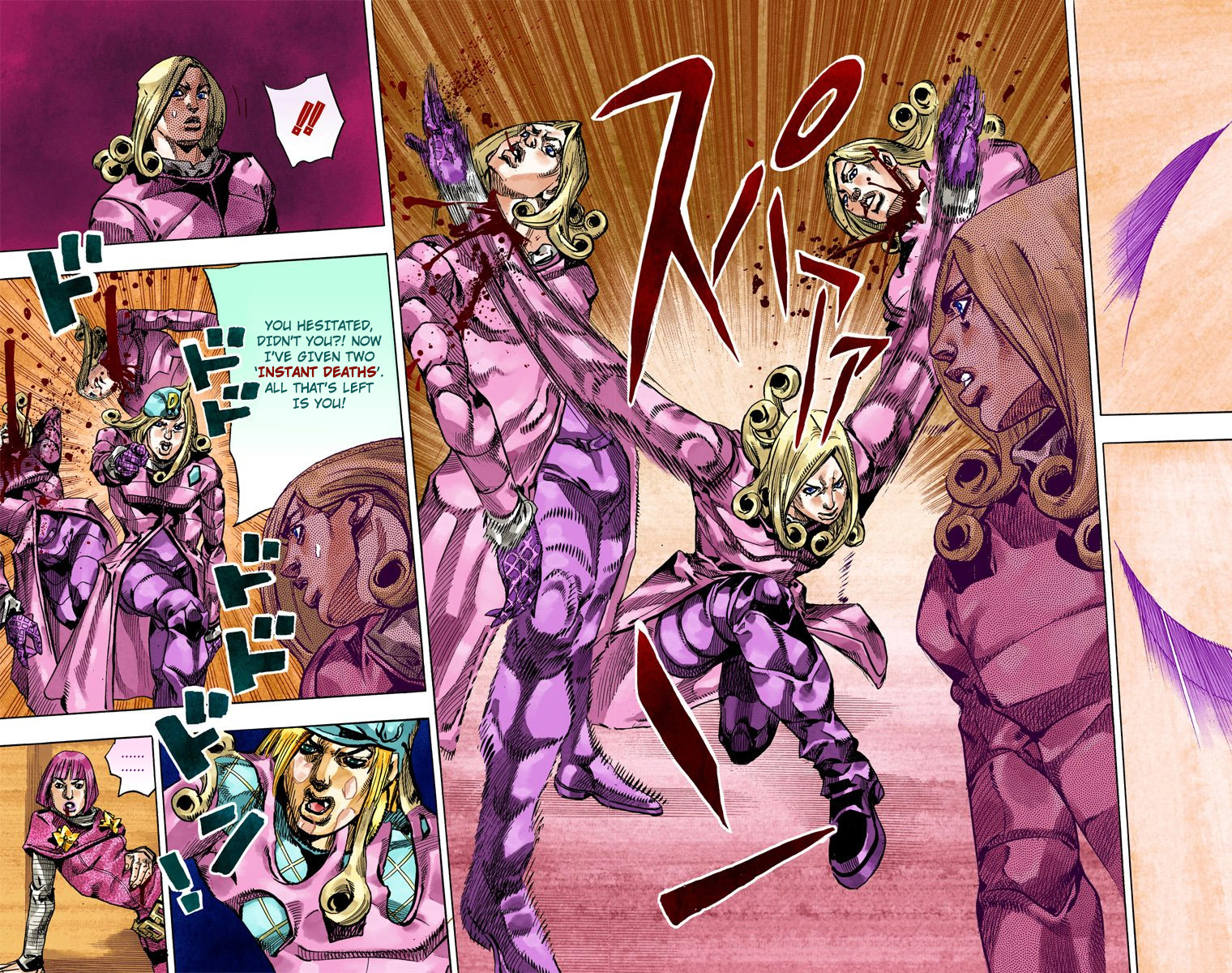 JoJo's Bizarre Adventure Steel Ball Run Colored Manga
