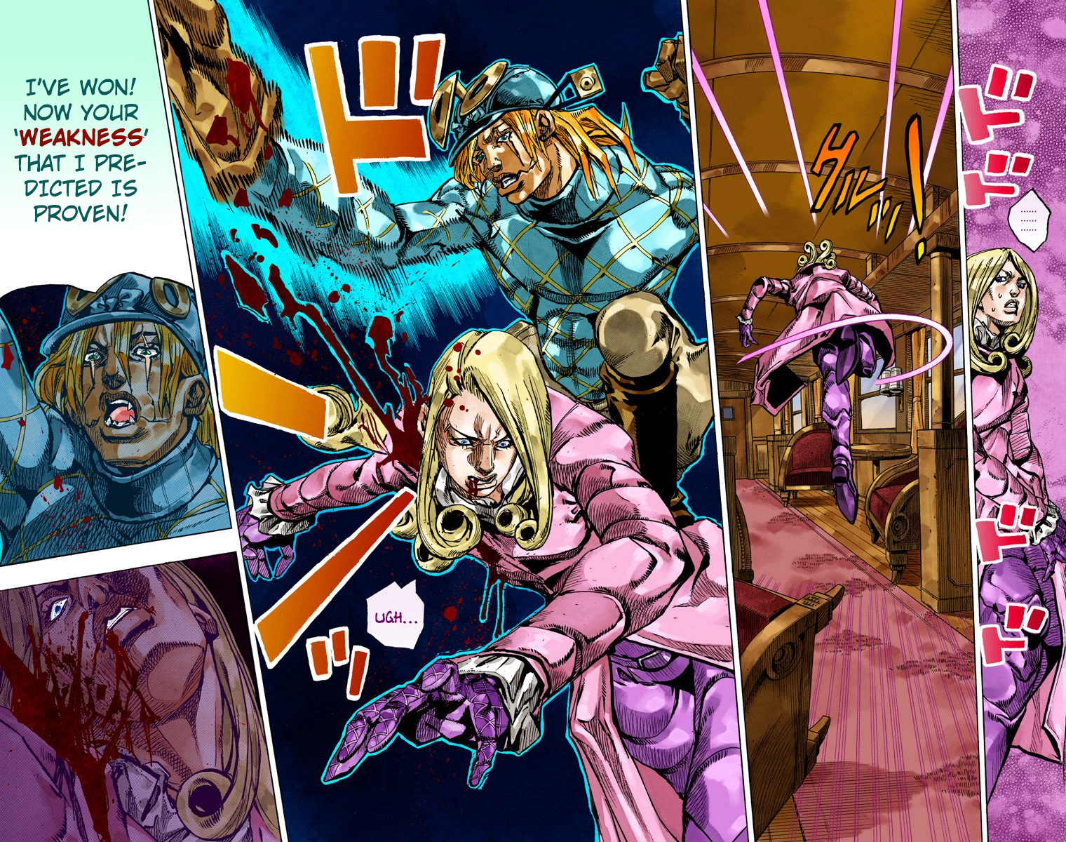 JoJo's Bizarre Adventure Steel Ball Run Colored Manga