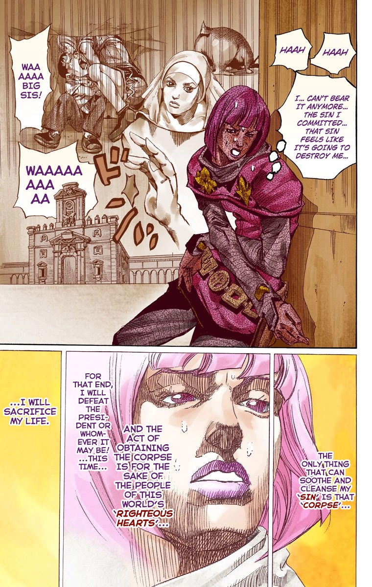 JoJo's Bizarre Adventure Steel Ball Run Colored Manga