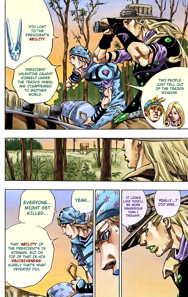 JoJo's Bizarre Adventure Steel Ball Run Colored Manga