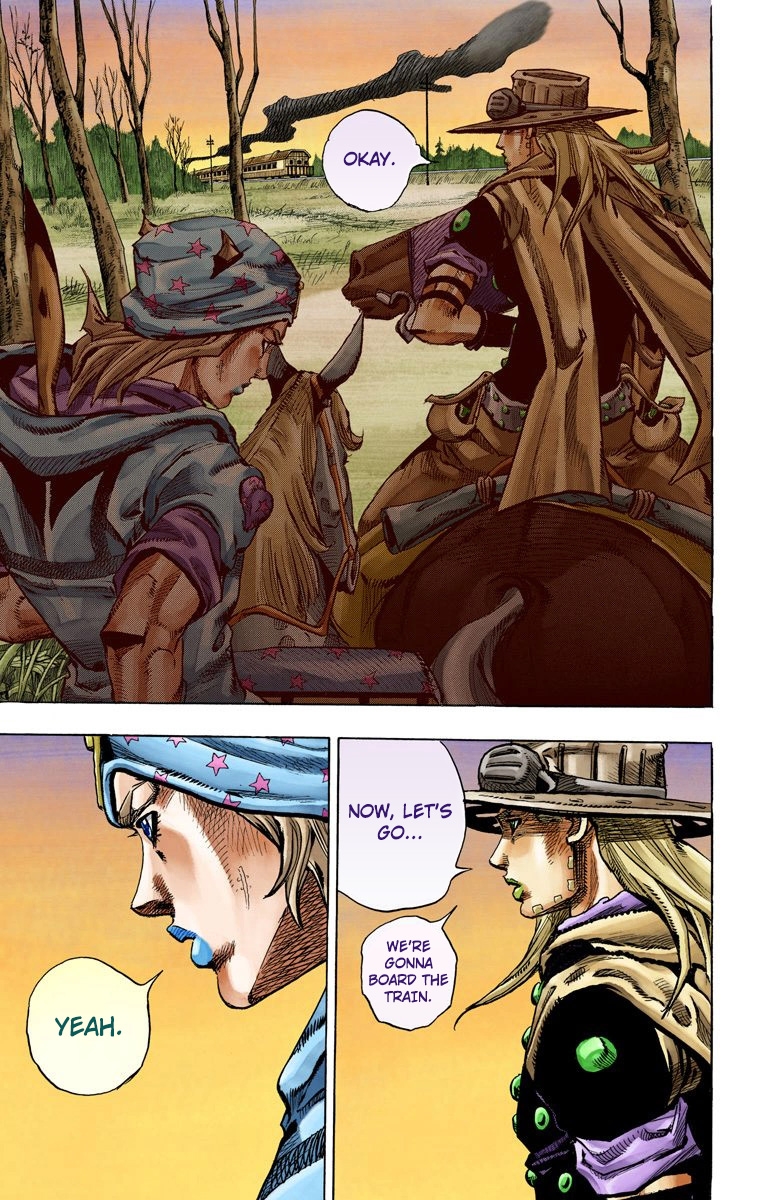 JoJo's Bizarre Adventure Steel Ball Run Colored Manga
