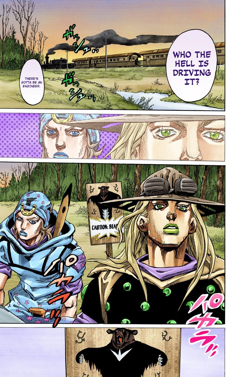 JoJo's Bizarre Adventure Steel Ball Run Colored Manga
