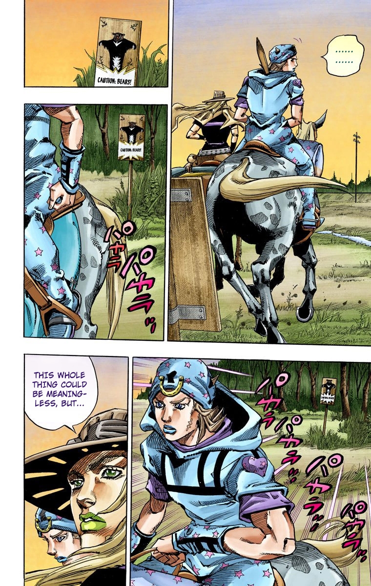 JoJo's Bizarre Adventure Steel Ball Run Colored Manga