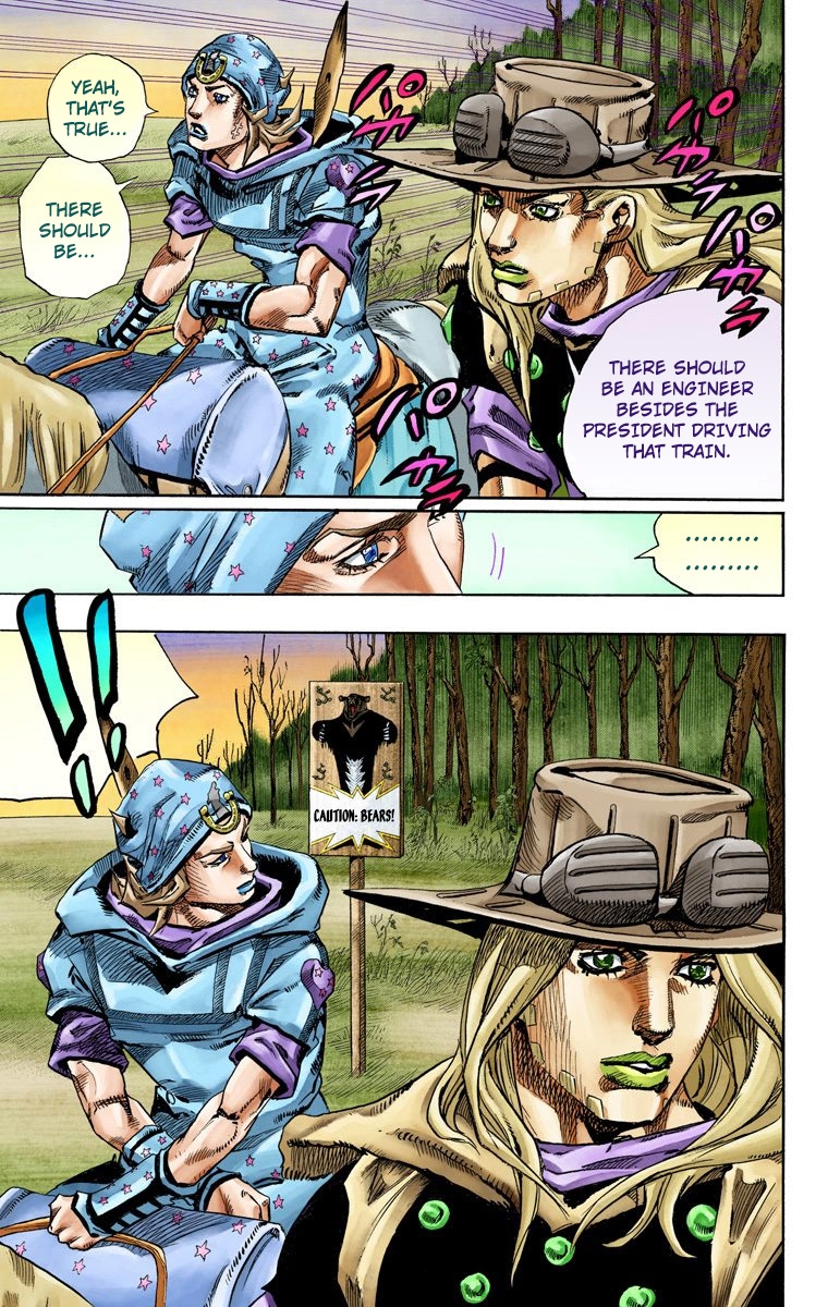 JoJo's Bizarre Adventure Steel Ball Run Colored Manga