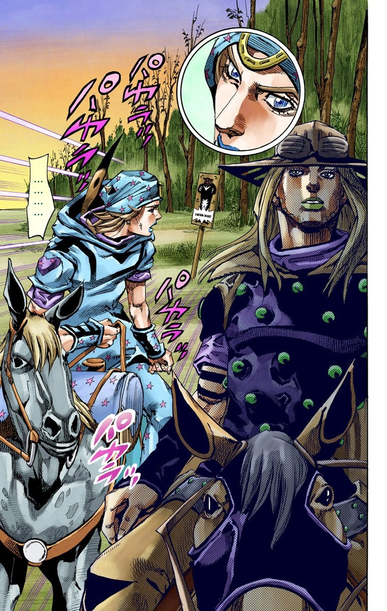 JoJo's Bizarre Adventure Steel Ball Run Colored Manga