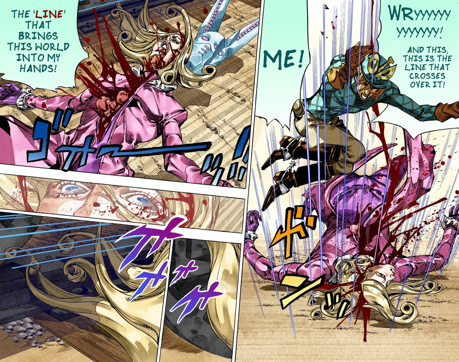 JoJo's Bizarre Adventure Steel Ball Run Colored Manga