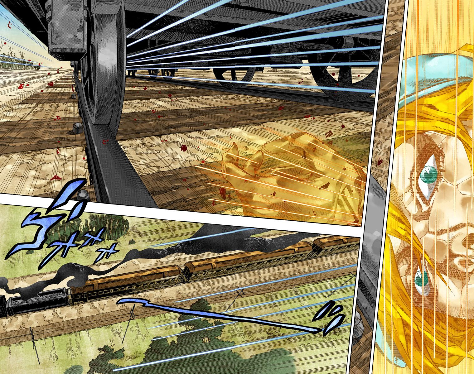 JoJo's Bizarre Adventure Steel Ball Run Colored Manga
