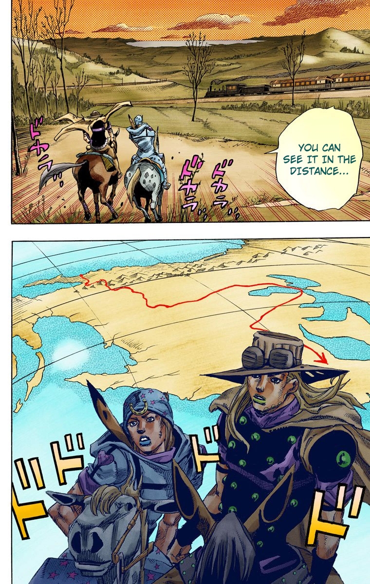JoJo's Bizarre Adventure Steel Ball Run Colored Manga