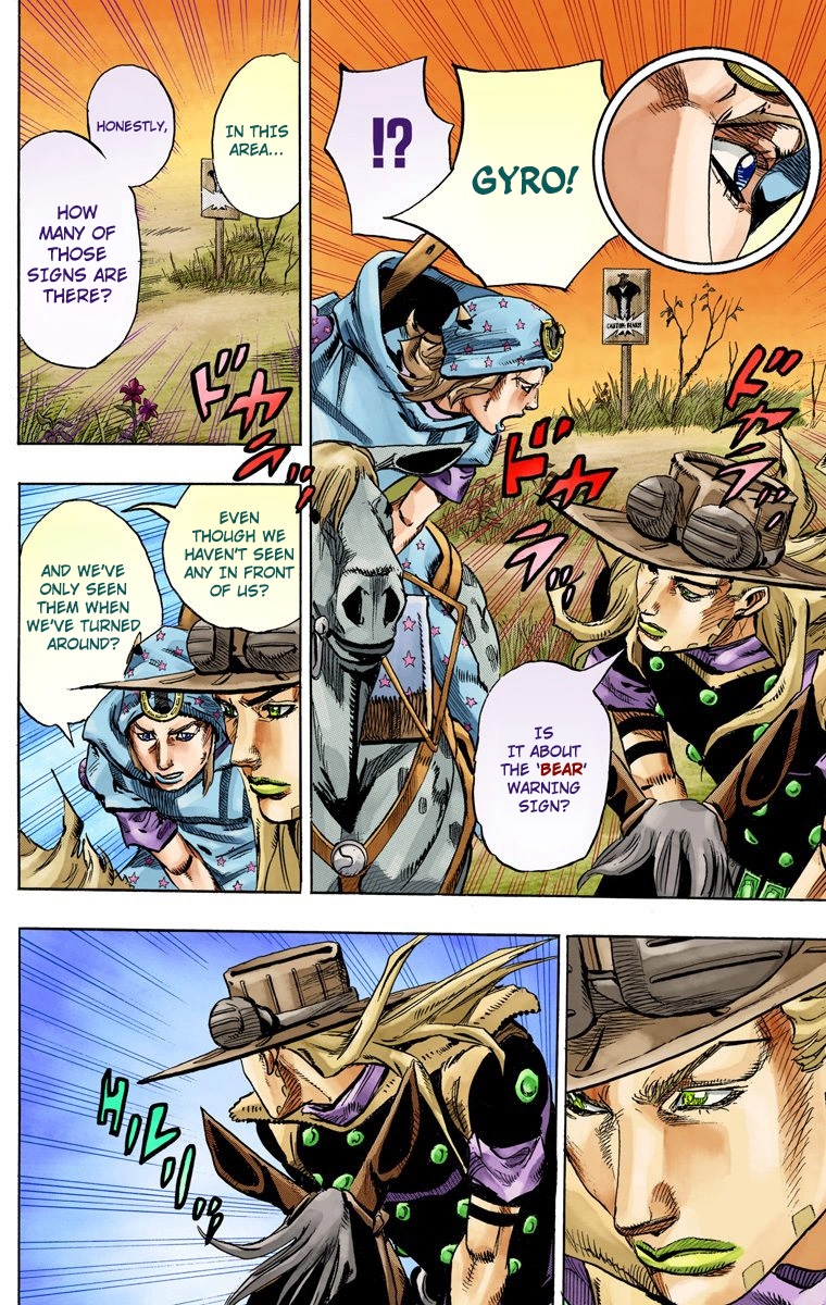JoJo's Bizarre Adventure Steel Ball Run Colored Manga