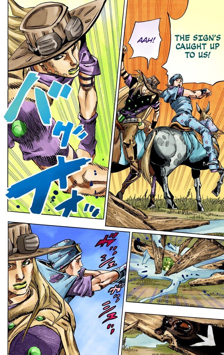 JoJo's Bizarre Adventure Steel Ball Run Colored Manga