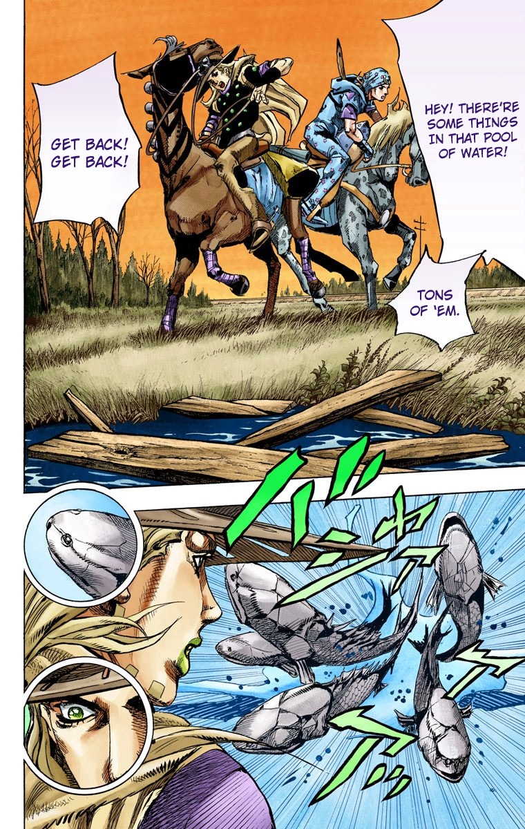 JoJo's Bizarre Adventure Steel Ball Run Colored Manga