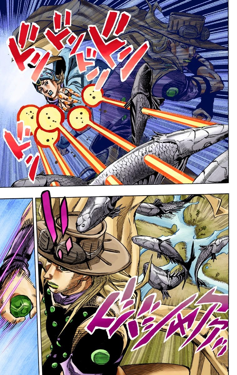 JoJo's Bizarre Adventure Steel Ball Run Colored Manga