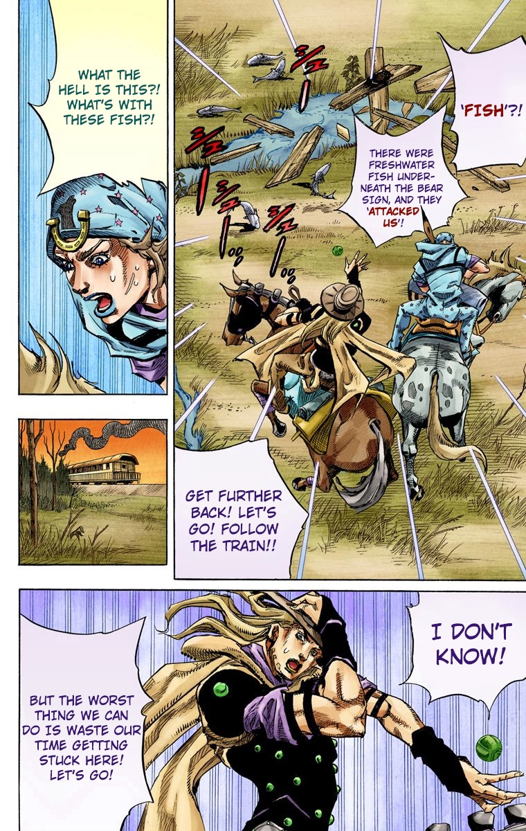 JoJo's Bizarre Adventure Steel Ball Run Colored Manga