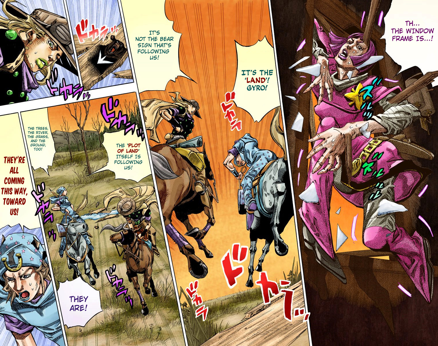 JoJo's Bizarre Adventure Steel Ball Run Colored Manga