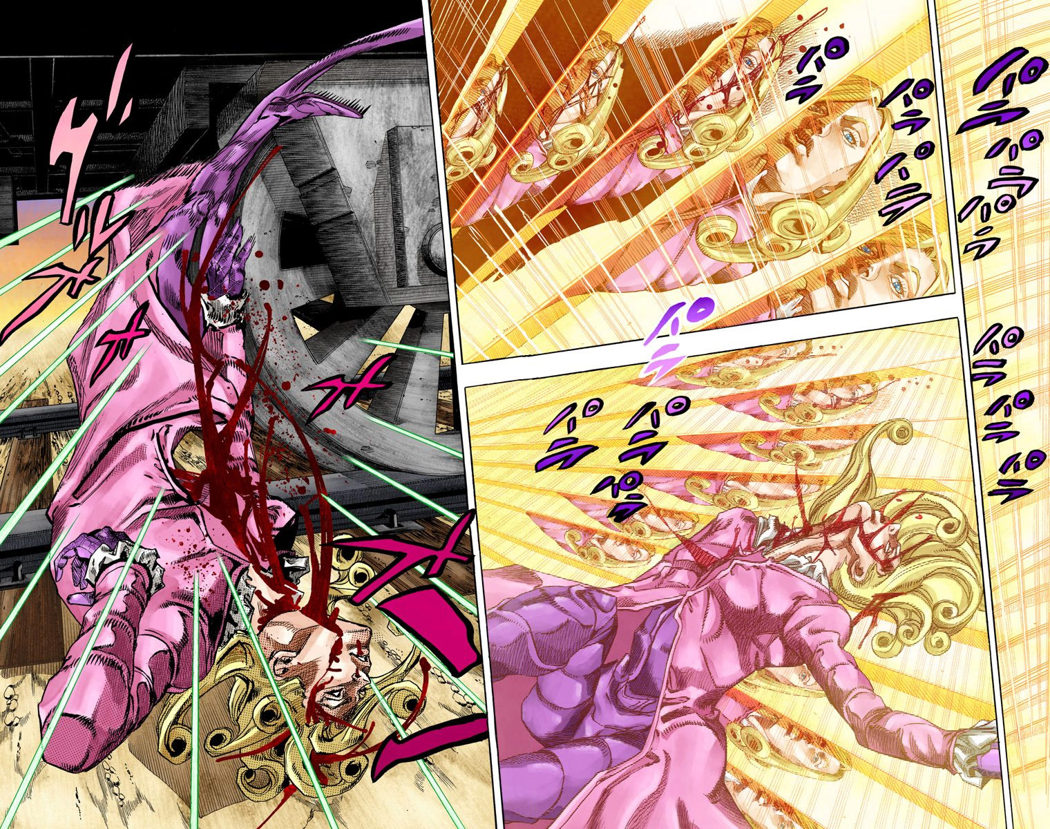 JoJo's Bizarre Adventure Steel Ball Run Colored Manga