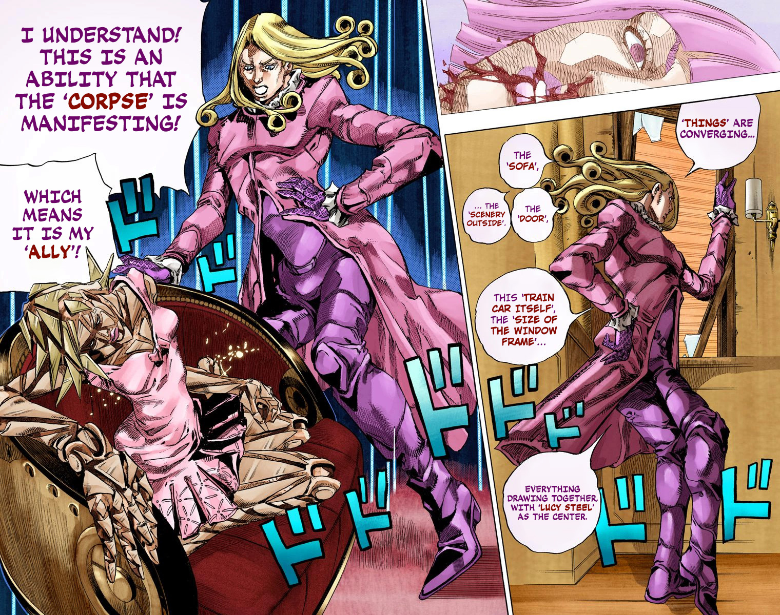 JoJo's Bizarre Adventure Steel Ball Run Colored Manga