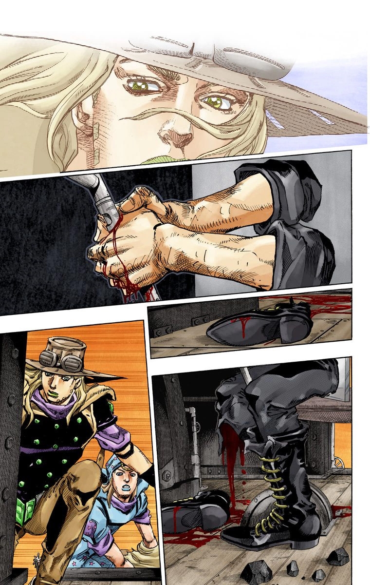 JoJo's Bizarre Adventure Steel Ball Run Colored Manga