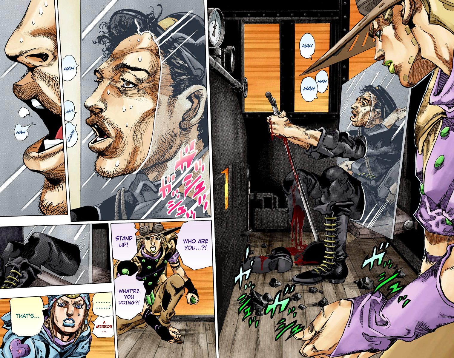 JoJo's Bizarre Adventure Steel Ball Run Colored Manga