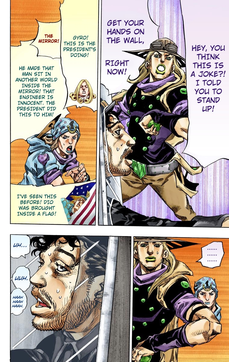 JoJo's Bizarre Adventure Steel Ball Run Colored Manga