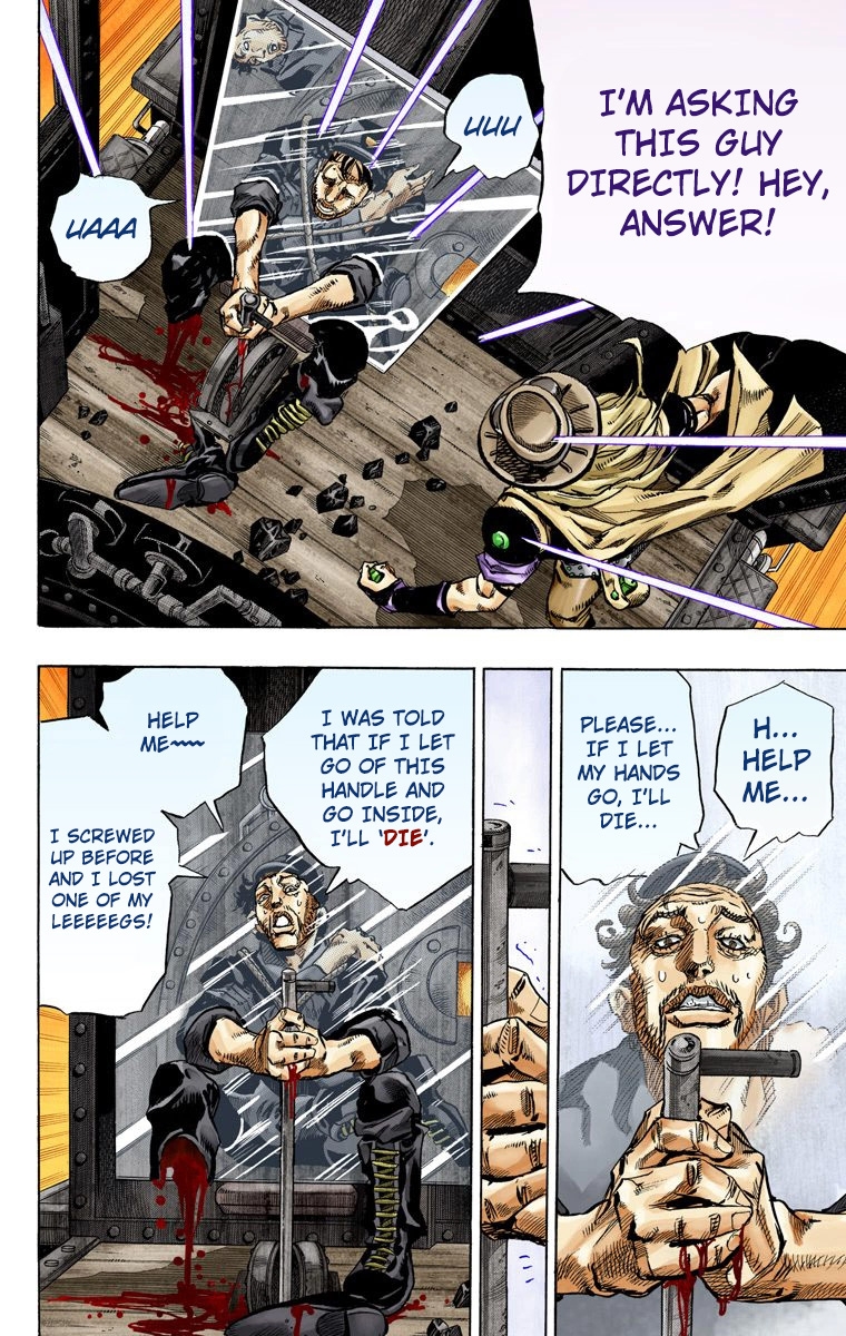 JoJo's Bizarre Adventure Steel Ball Run Colored Manga