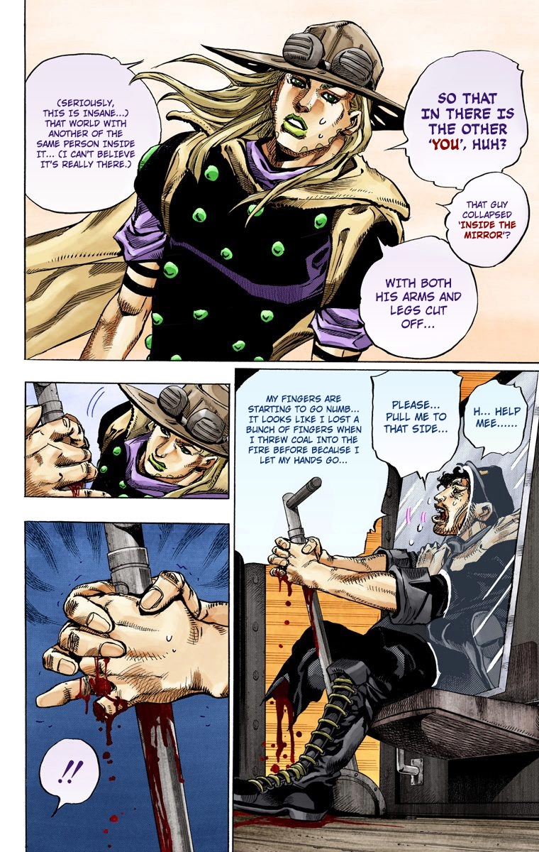JoJo's Bizarre Adventure Steel Ball Run Colored Manga