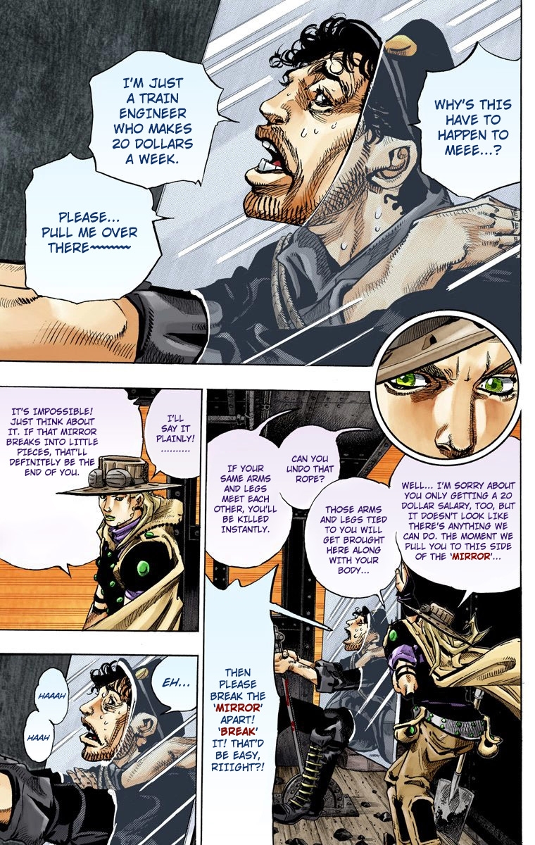 JoJo's Bizarre Adventure Steel Ball Run Colored Manga