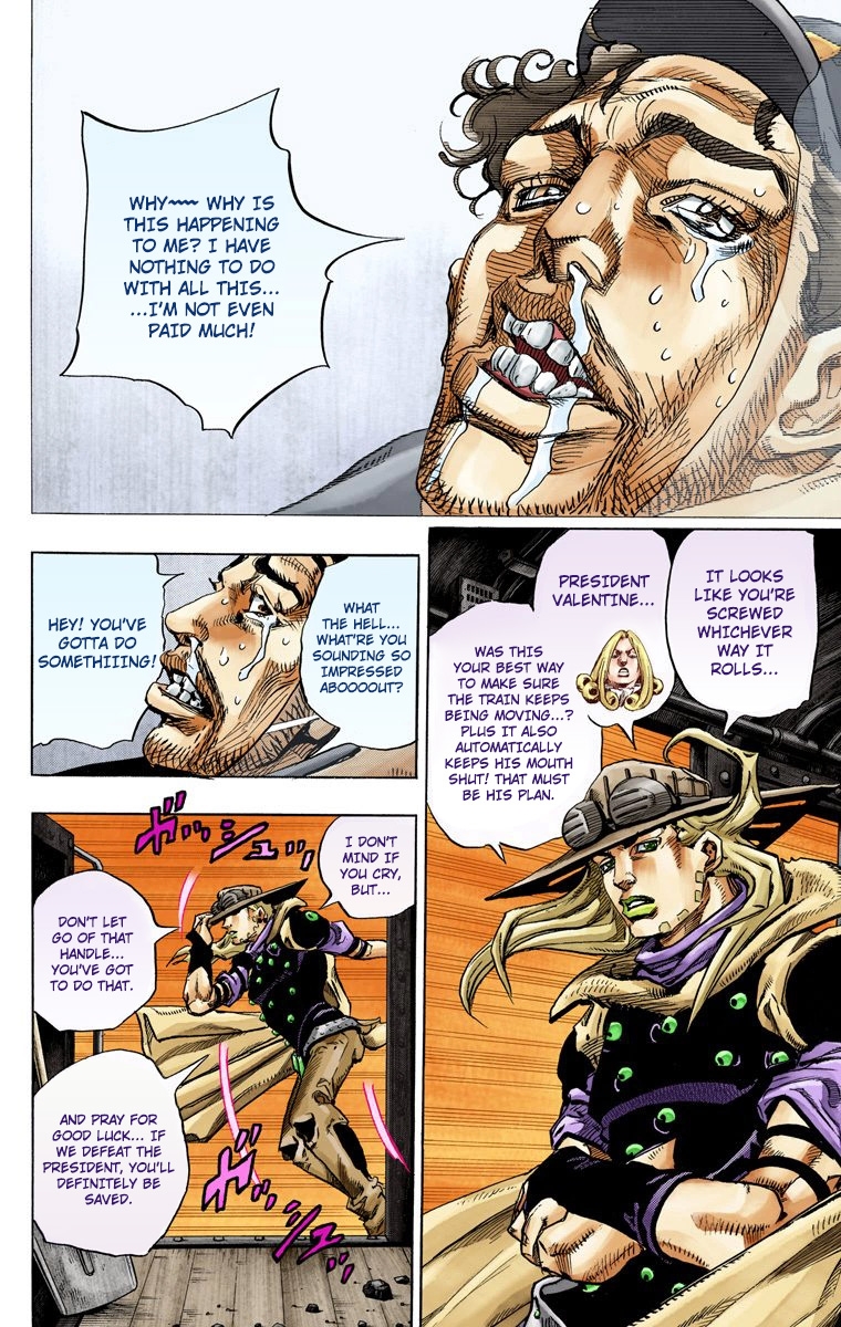 JoJo's Bizarre Adventure Steel Ball Run Colored Manga