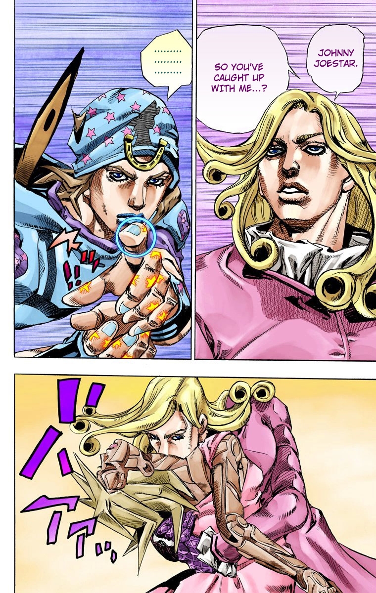 JoJo's Bizarre Adventure Steel Ball Run Colored Manga